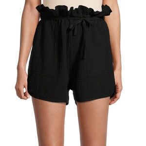 Splendid 100% cotton paper bag shorts